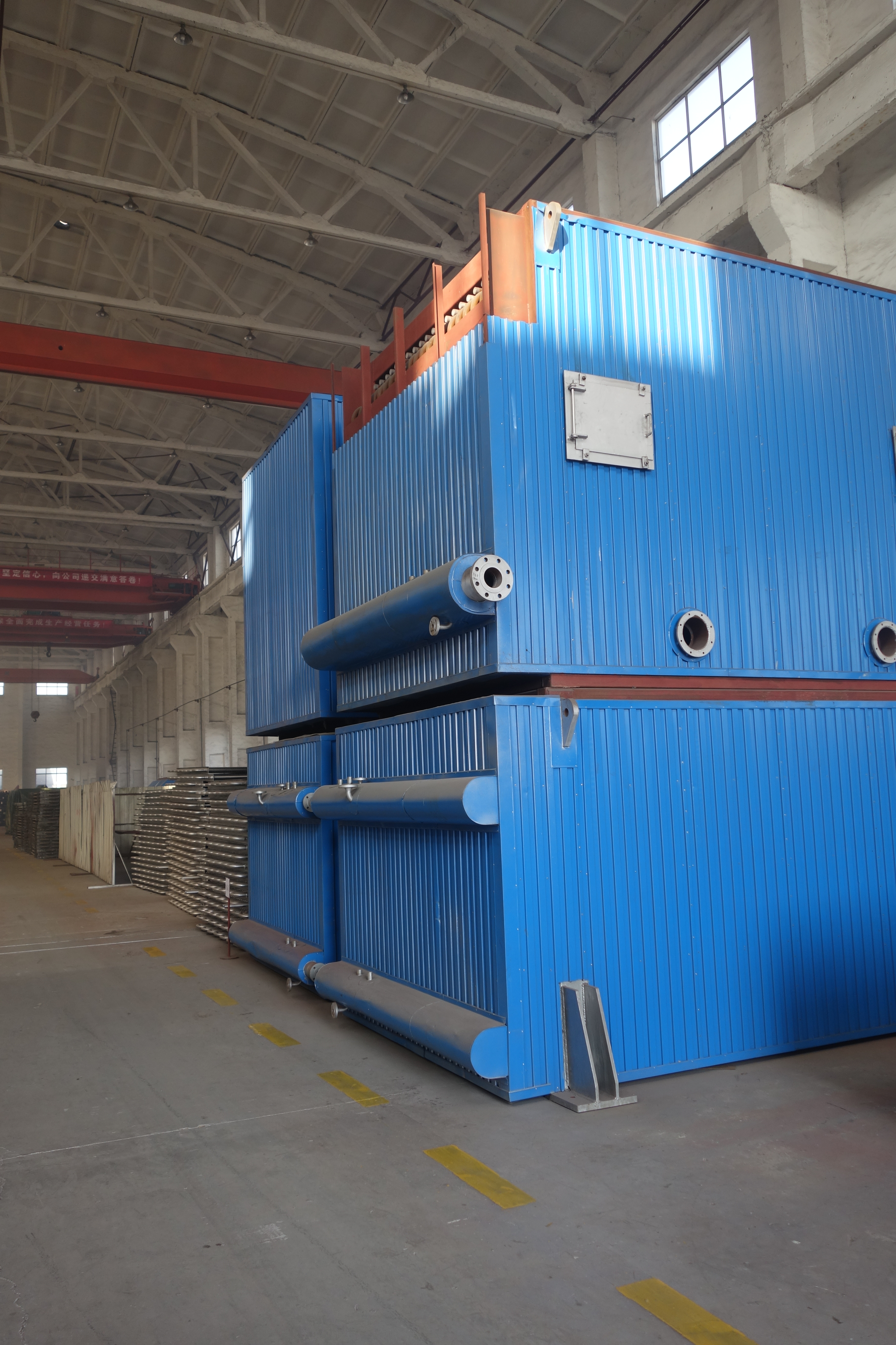 車間生產(chǎn)中的礦熱爐余熱鍋爐