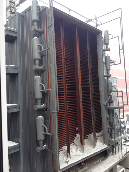 吹灰器安裝現(xiàn)場(chǎng)