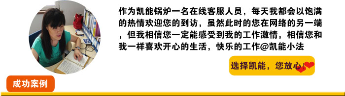  凱能鍋爐竭誠為您服務(wù)