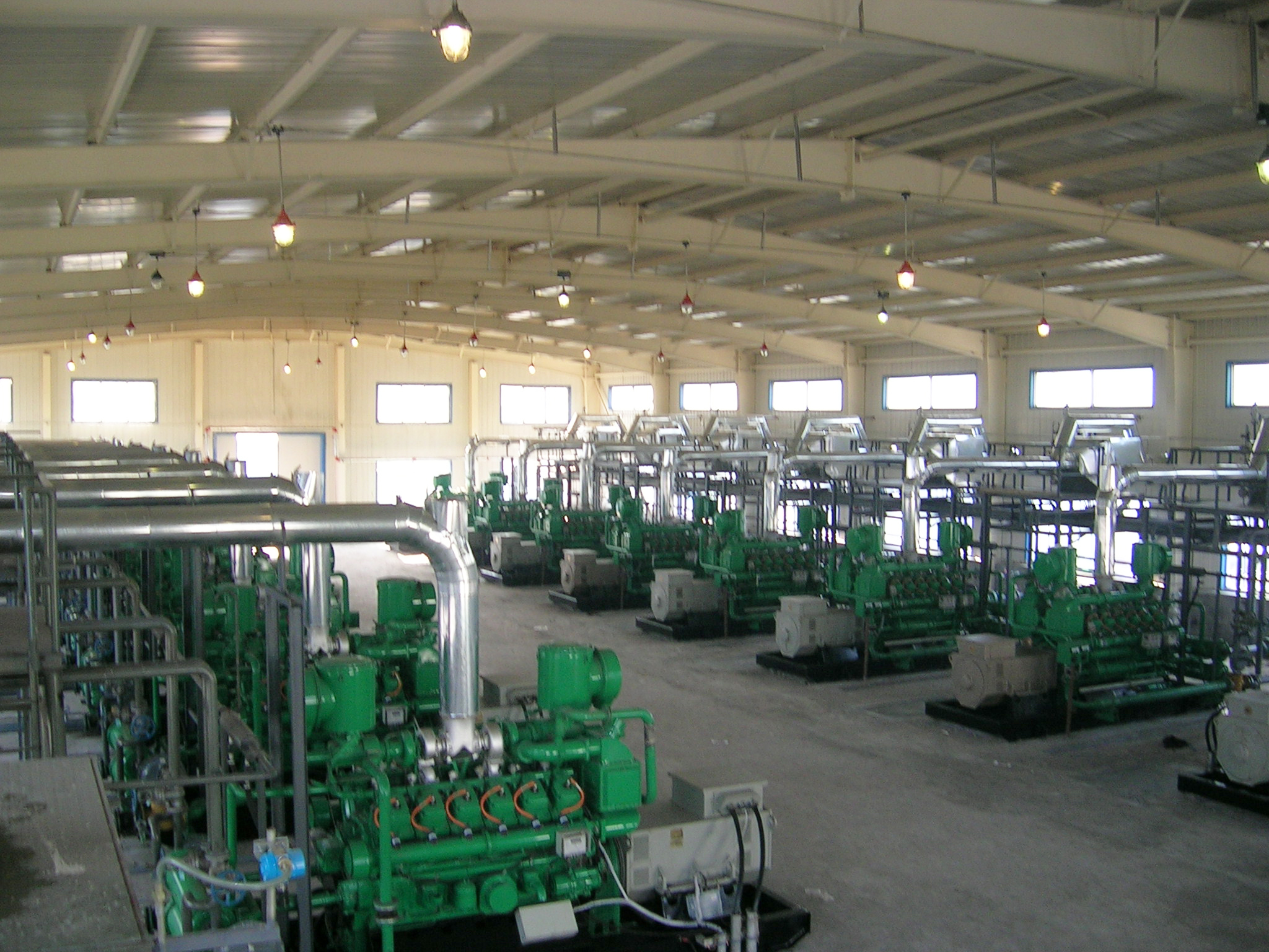 青島凱能鍋爐發(fā)電機(jī)組余熱鍋爐現(xiàn)場