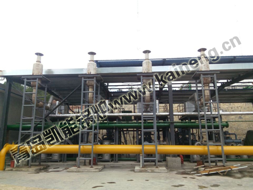 凱能發(fā)電機(jī)組余熱鍋爐現(xiàn)場(chǎng)