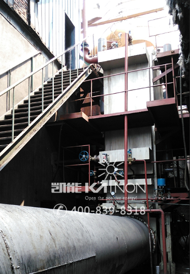 玻璃窯余熱鍋爐現(xiàn)場