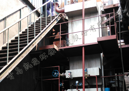 玻璃窯余熱鍋爐現(xiàn)場(chǎng)