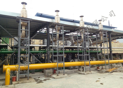 凱能發(fā)電機(jī)組余熱鍋爐現(xiàn)場(chǎng)