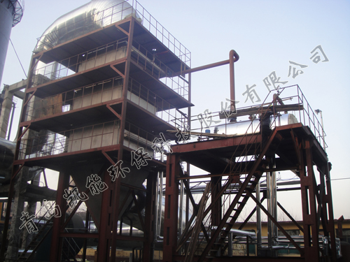 60萬噸焦化爐余熱鍋爐現場