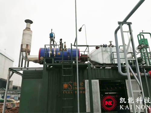 600KW發(fā)電機(jī)組余熱鍋爐余熱利用現(xiàn)場(chǎng) 600KW發(fā)電機(jī)組余熱鍋爐余熱利用現(xiàn)場(chǎng)