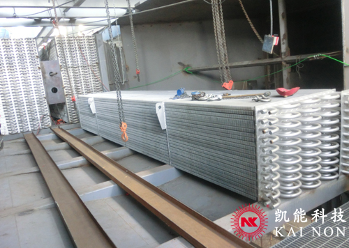 電廠低低溫省煤器安裝現場