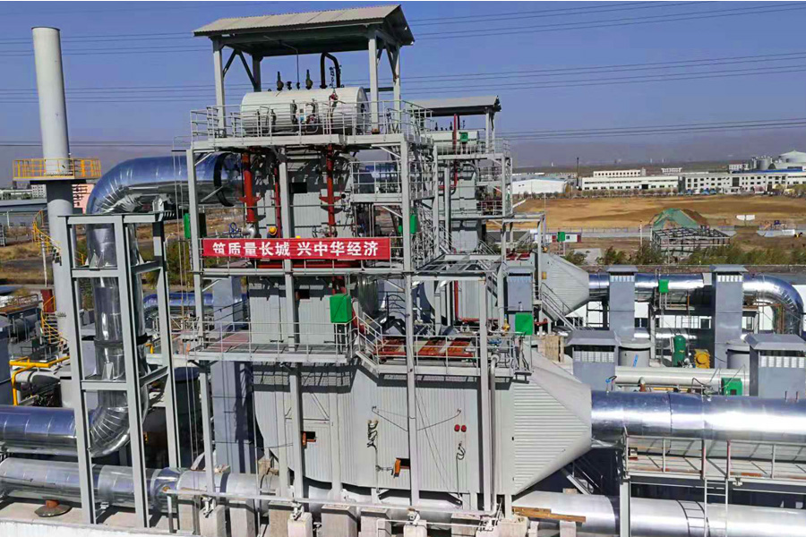 燃?xì)獍l(fā)電機(jī)組SCR脫硝余熱利用一體化項(xiàng)目現(xiàn)場(chǎng)