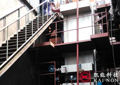 工業(yè)窯爐煙氣余熱利用項目現場