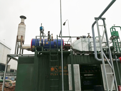 凱能發(fā)電的機組余熱鍋爐項目現(xiàn)場