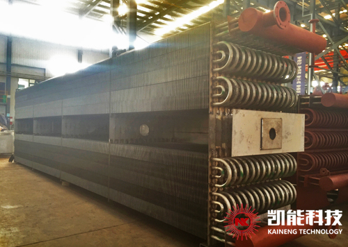 凱能科技煙氣再熱器模塊車(chē)間制作