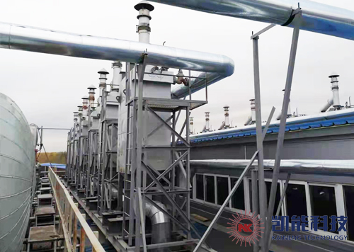 發(fā)電機(jī)組余熱鍋爐項(xiàng)目現(xiàn)場(chǎng)