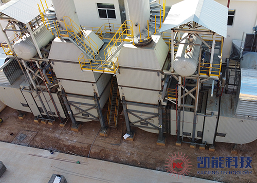 瓦斯發(fā)電站余熱脫硝一體化項(xiàng)目現(xiàn)場(chǎng)