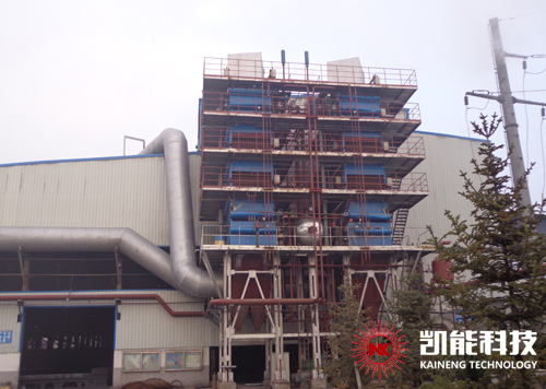 礦熱爐余熱發(fā)電鍋爐項目現(xiàn)場