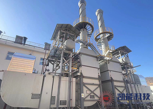 內(nèi)燃機余熱脫硝一體化項目現(xiàn)場